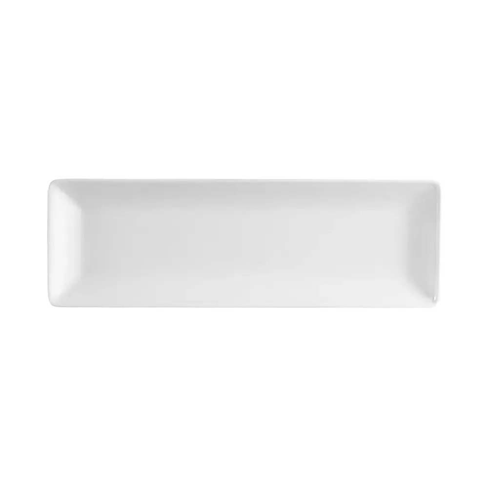 CAC China LON-51 Rect. Platter 15 3/4" Case of 12 Pcs