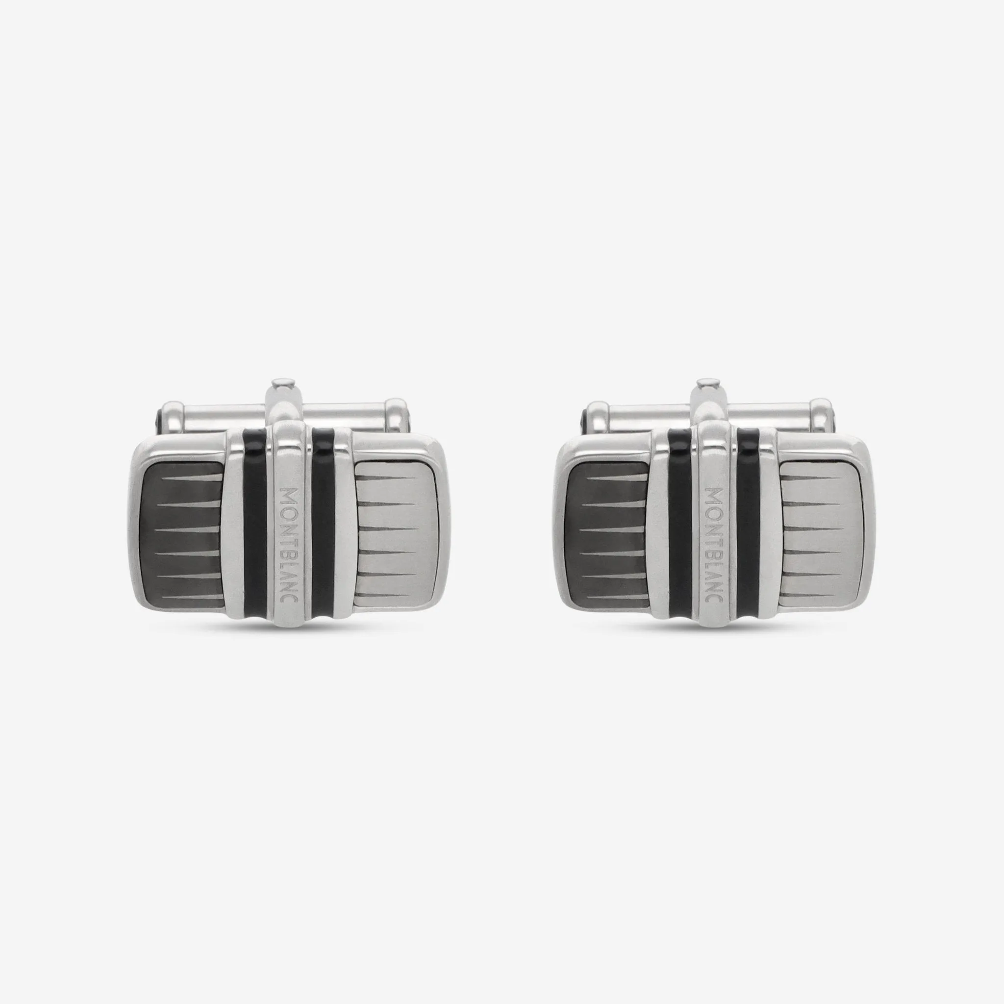 Montblanc Meisterstuck Stainless Steel Rectangle Cufflinks 102986