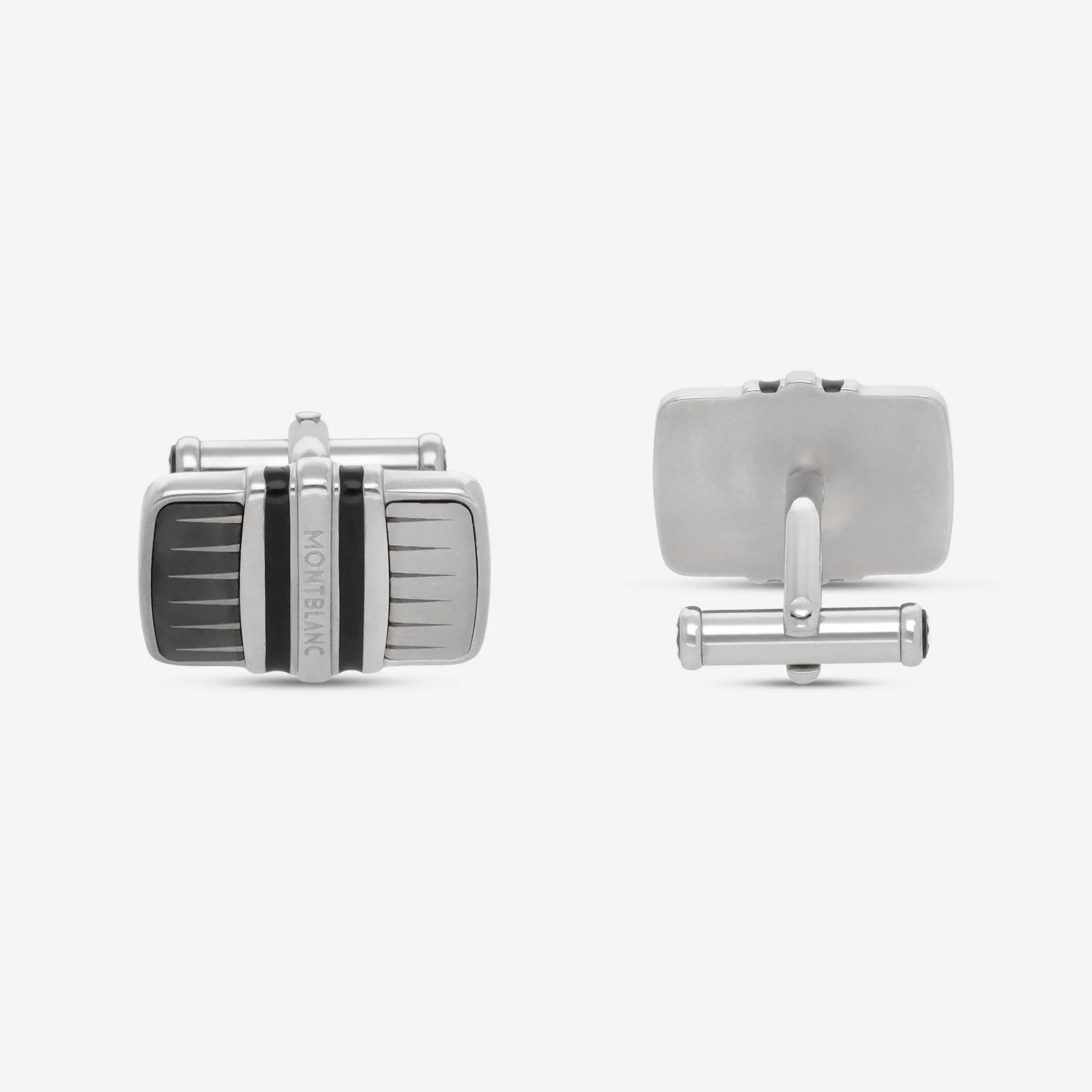 Montblanc Meisterstuck Stainless Steel Rectangle Cufflinks 102986