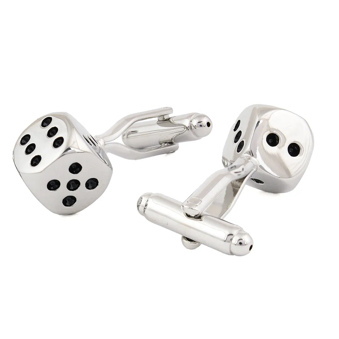 Peluche Gameplan Black Cufflinks