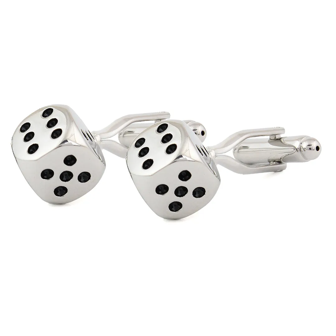 Peluche Gameplan Black Cufflinks
