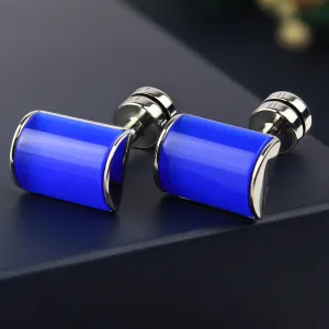 Peluche Metrosexual Blue Cufflinks