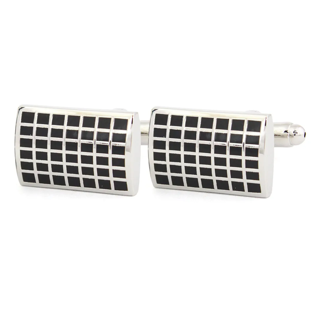 Peluche Mr.Dapper Rock the Party Black Cufflinks