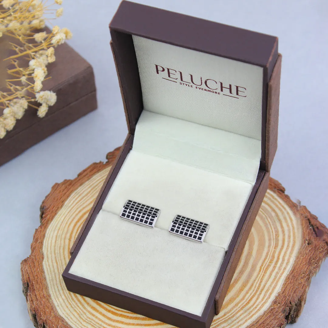Peluche Mr.Dapper Rock the Party Black Cufflinks
