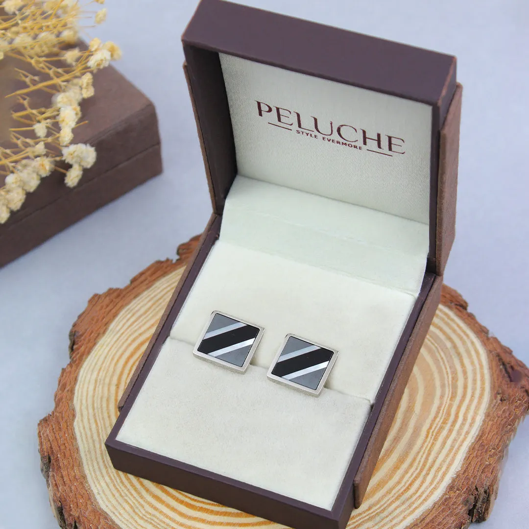 Peluche The Upper Crust Mother of Pearl Cufflinks
