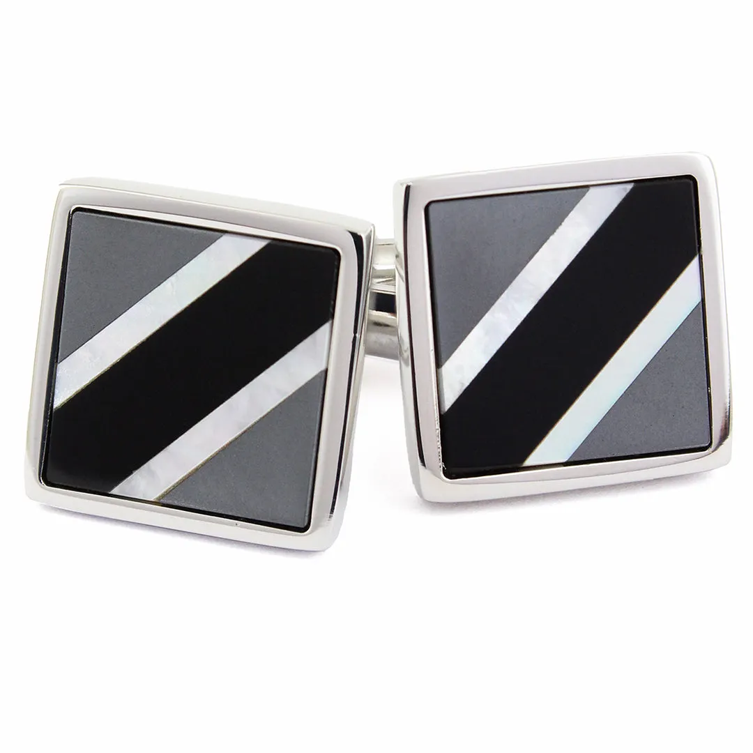 Peluche The Upper Crust Mother of Pearl Cufflinks