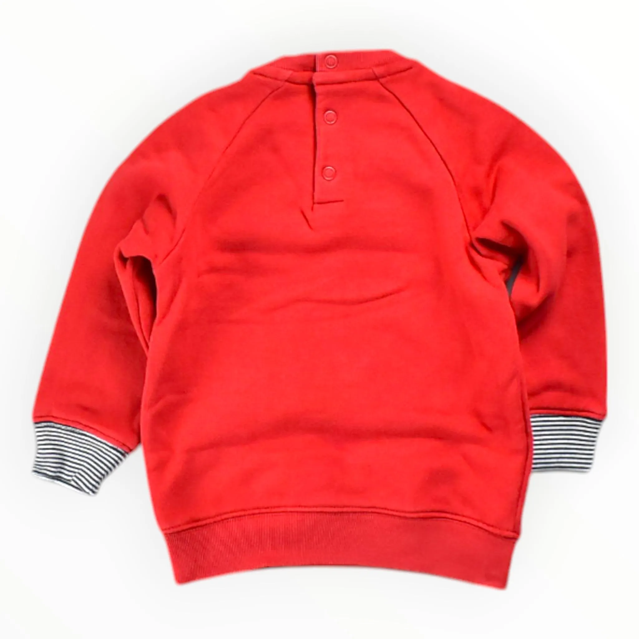 Petit Bateau Bonjour Crewneck Sweatshirt 18M