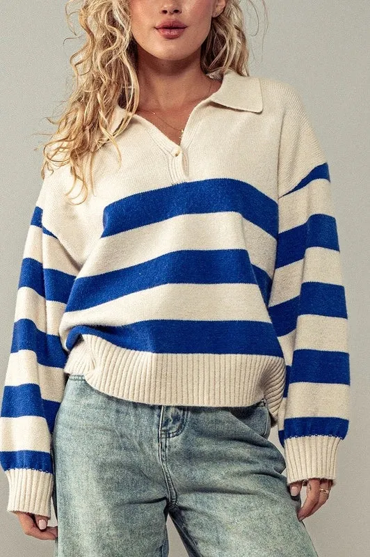 Polo Attire Pullover BLUE