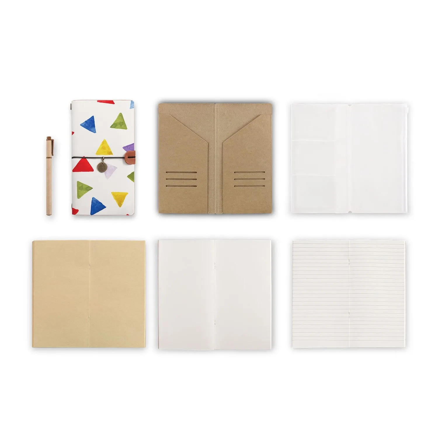 Traveler's Notebook - Geometry Pattern