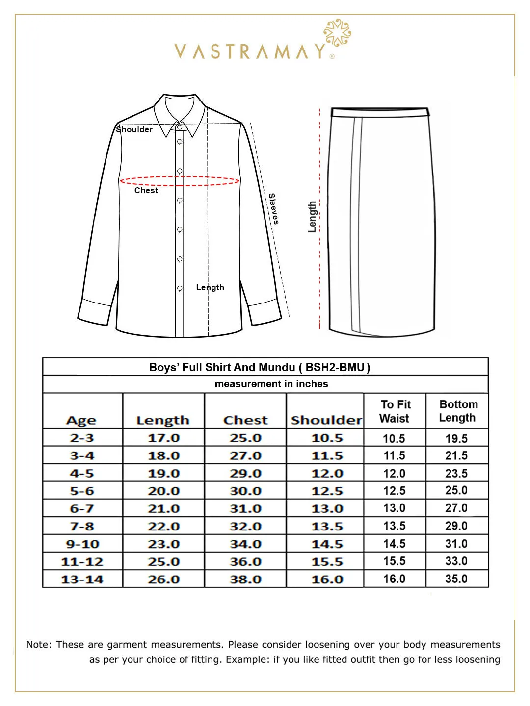 Vastramay Boys Maroon & White Shirt with Dhoti Pants